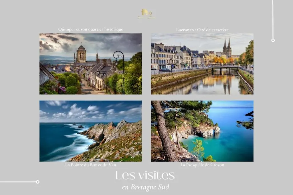 Les Falaises, Cozy And Functional 2-Room, Beaches, Gr34 Clohars-Carnoët