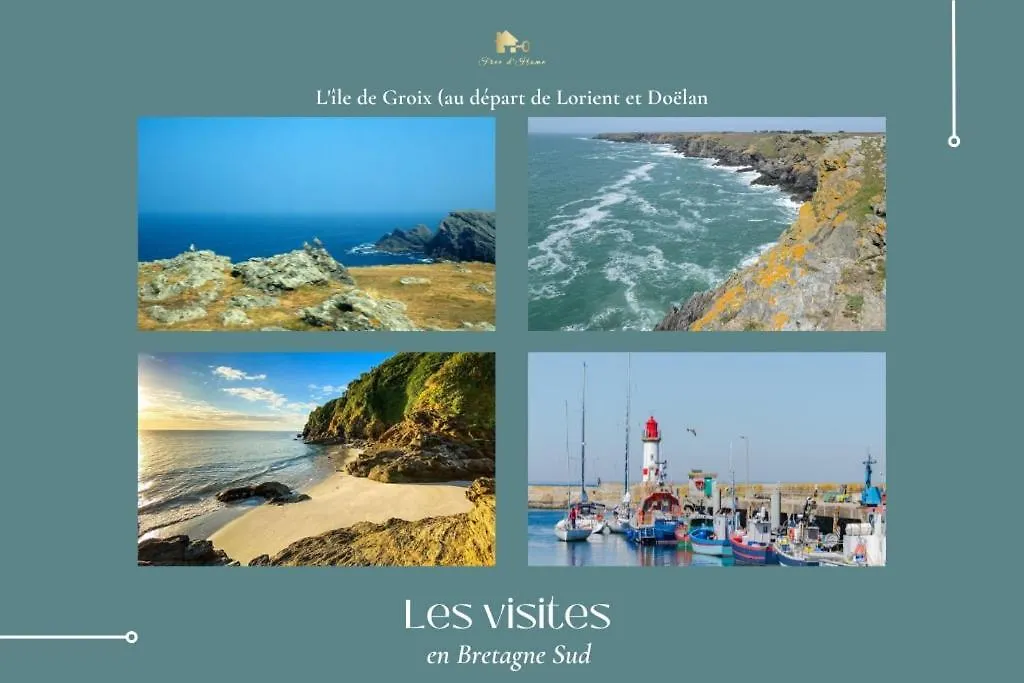 Les Falaises, Cozy And Functional 2-Room, Beaches, Gr34 Clohars-Carnoët